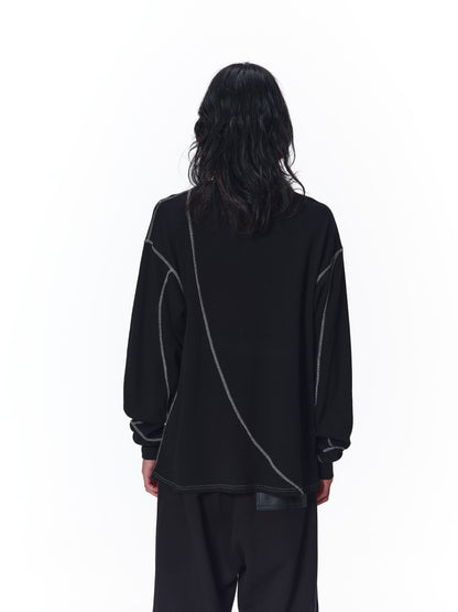 WAFFLE STITCH L/S