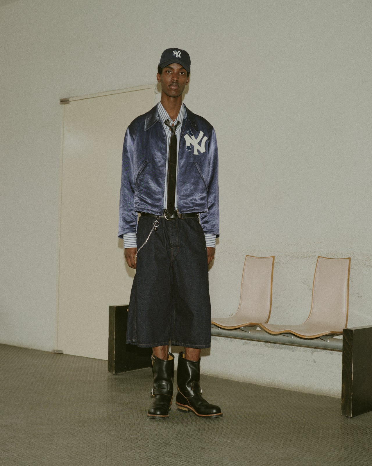 JIEDA　SWITCHING SHIRT