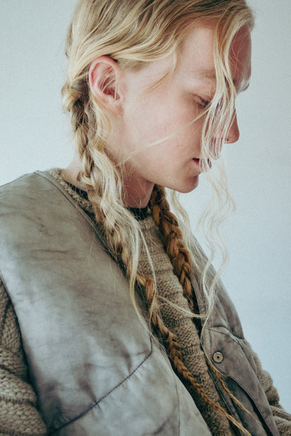 HAND-DYED HUNTING DOWN VEST