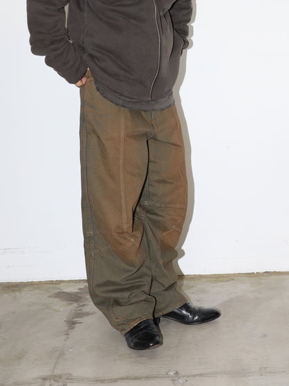 SWITCHING BAGGY DENIM PANTS