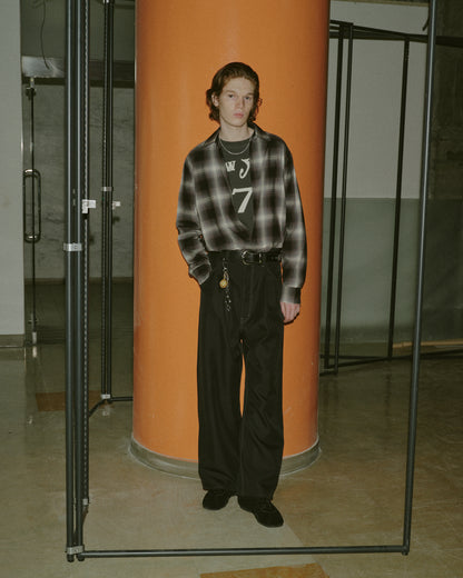 JIEDA　WIDE ONE TUCK STRAIGHT PANTS