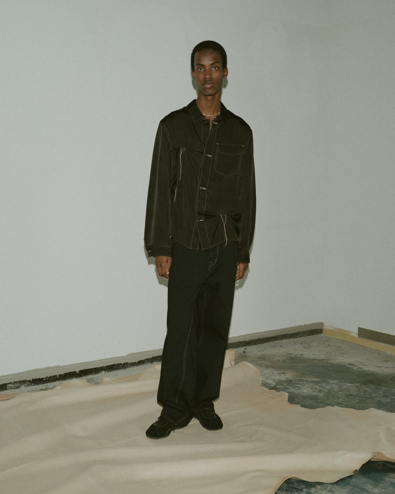 JIEDA　TWIST DENIM PANTS