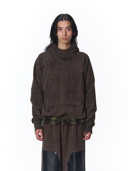 DAMAGE PULLOVER HOODIE