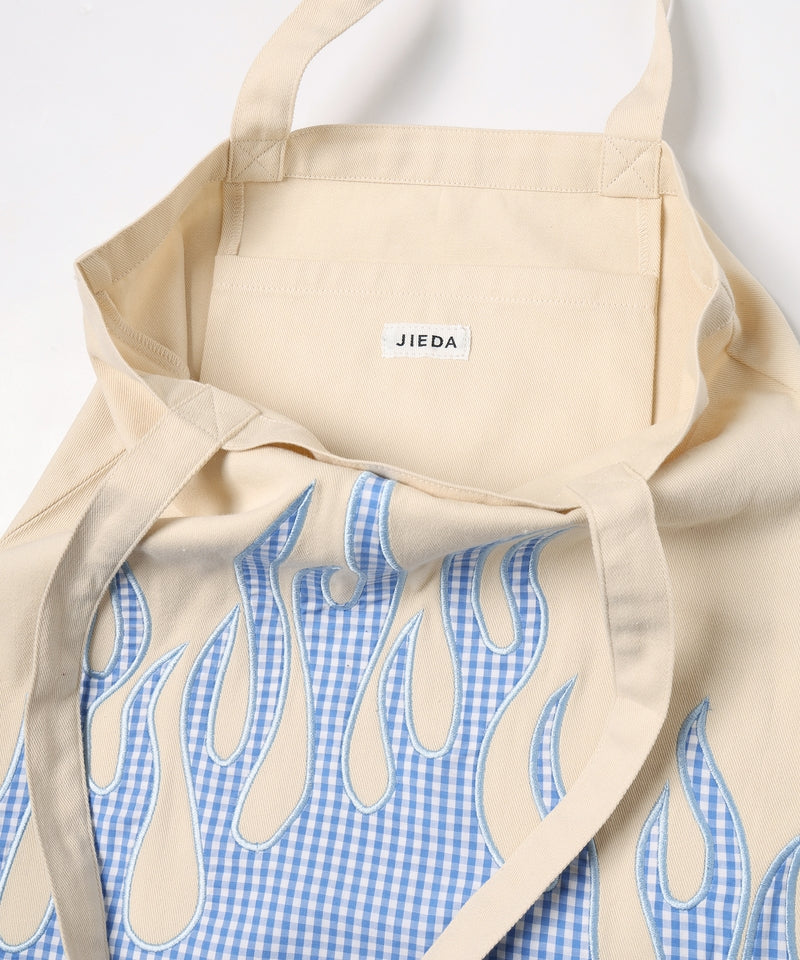 JIEDA　FLAME PATTERN TOTE BAG