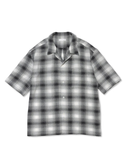 ROTOL　Dry Ombre Open Collar Shirt