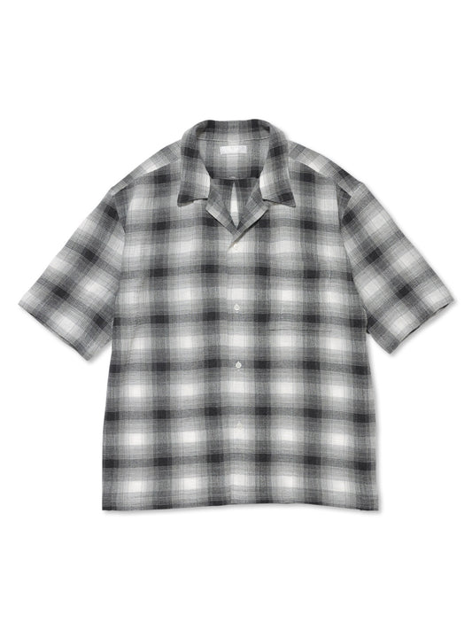 ROTOL　Dry Ombre Open Collar Shirt