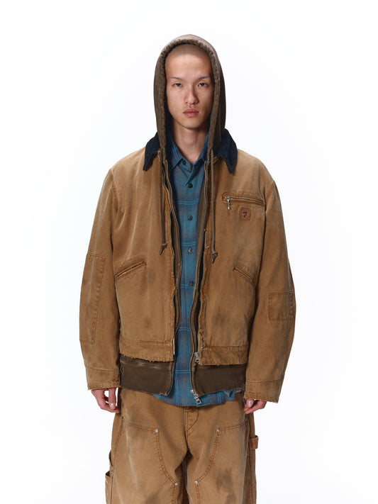 DUCK DAMAGE ZIP JACKET
