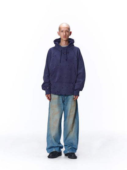 DAMAGE PULLOVER HOODIE