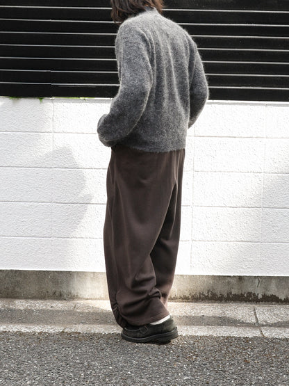 ESSENCE MOHAIR MIXED KNIT TOP