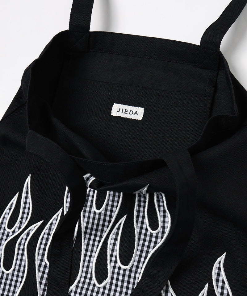 JIEDA　FLAME PATTERN TOTE BAG