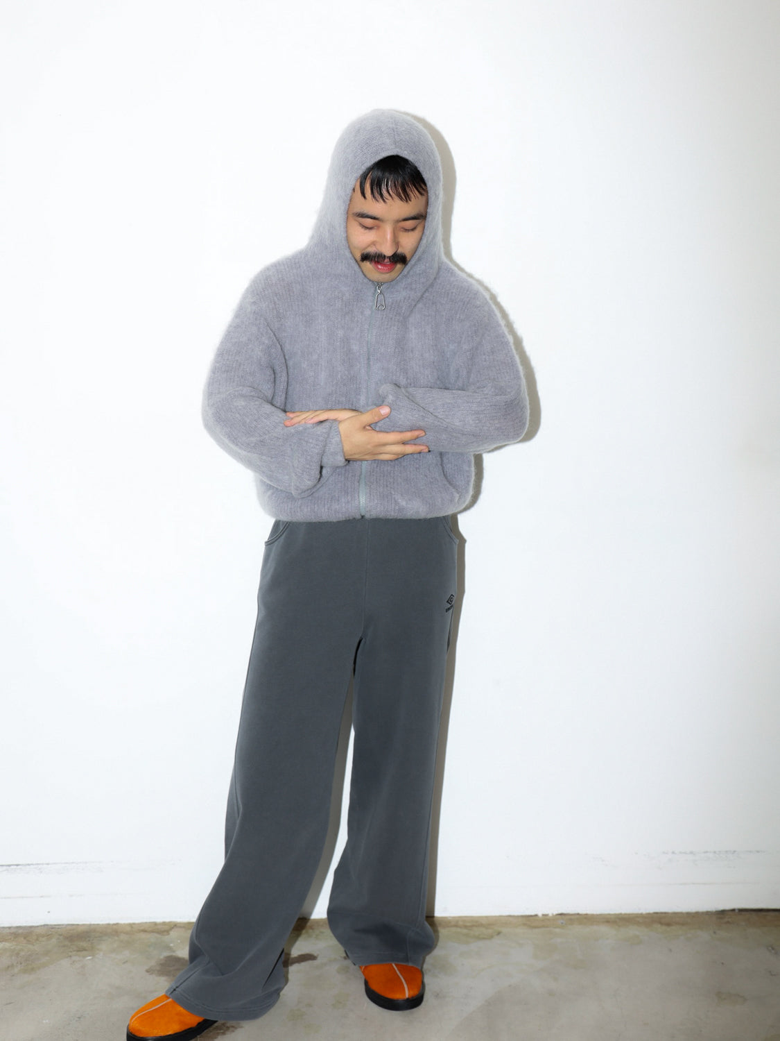 JIEDA　MOHAIR ZIP HOODIE