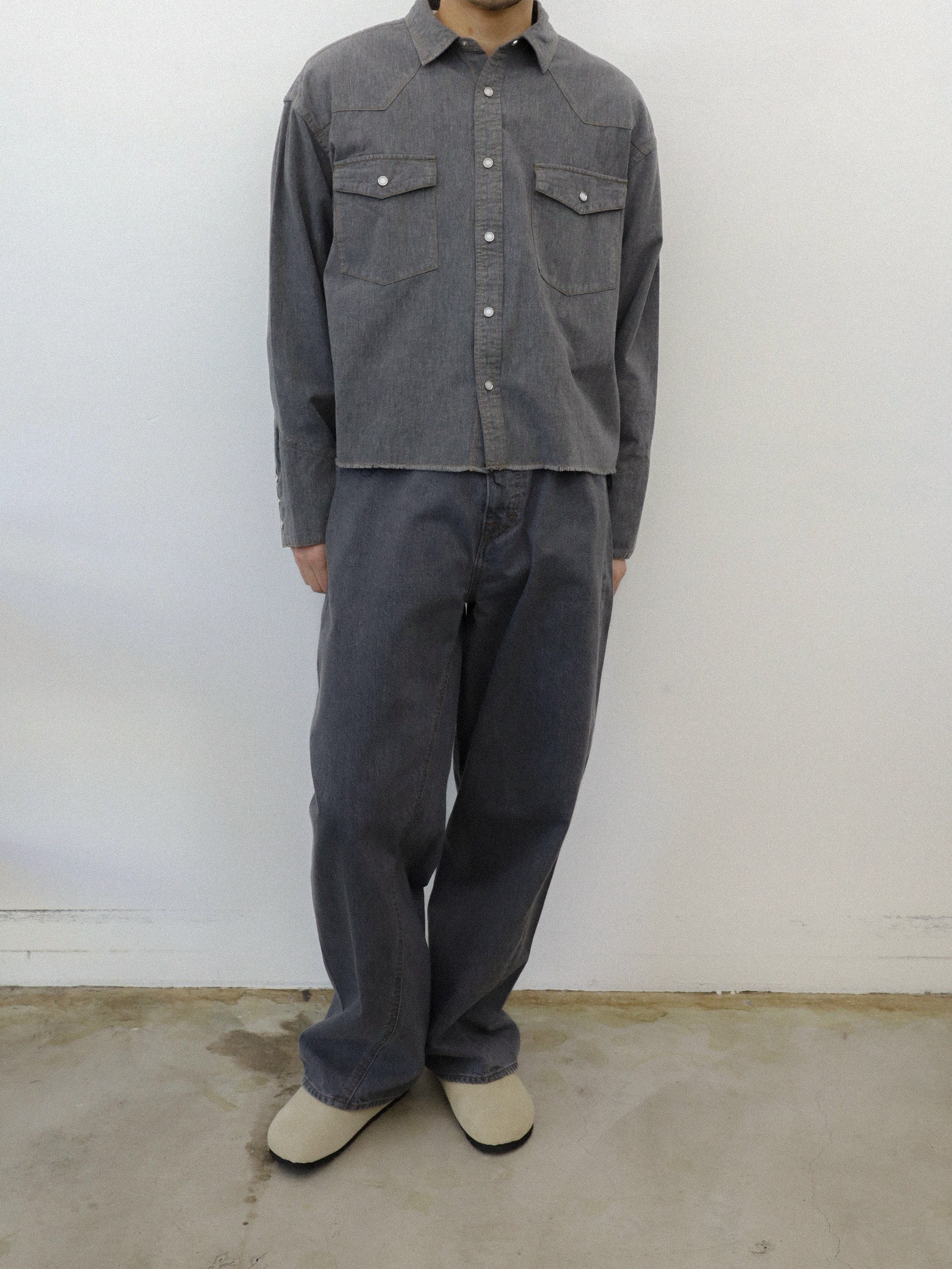 JIEDA USED TWIST DENIM PANTS – KIKUNOBU