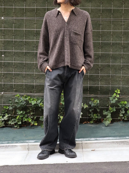 USED 3D CUTTING DENIM PANTS