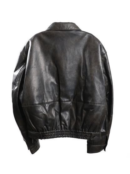 VEGAN LEATHER BLOUSON