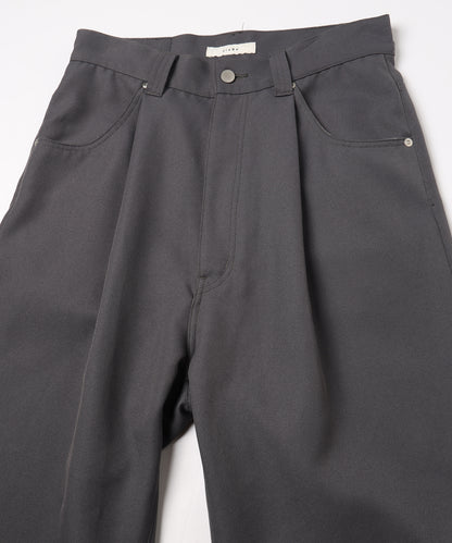 JIEDA　WIDE ONE TUCK STRAIGHT PANTS