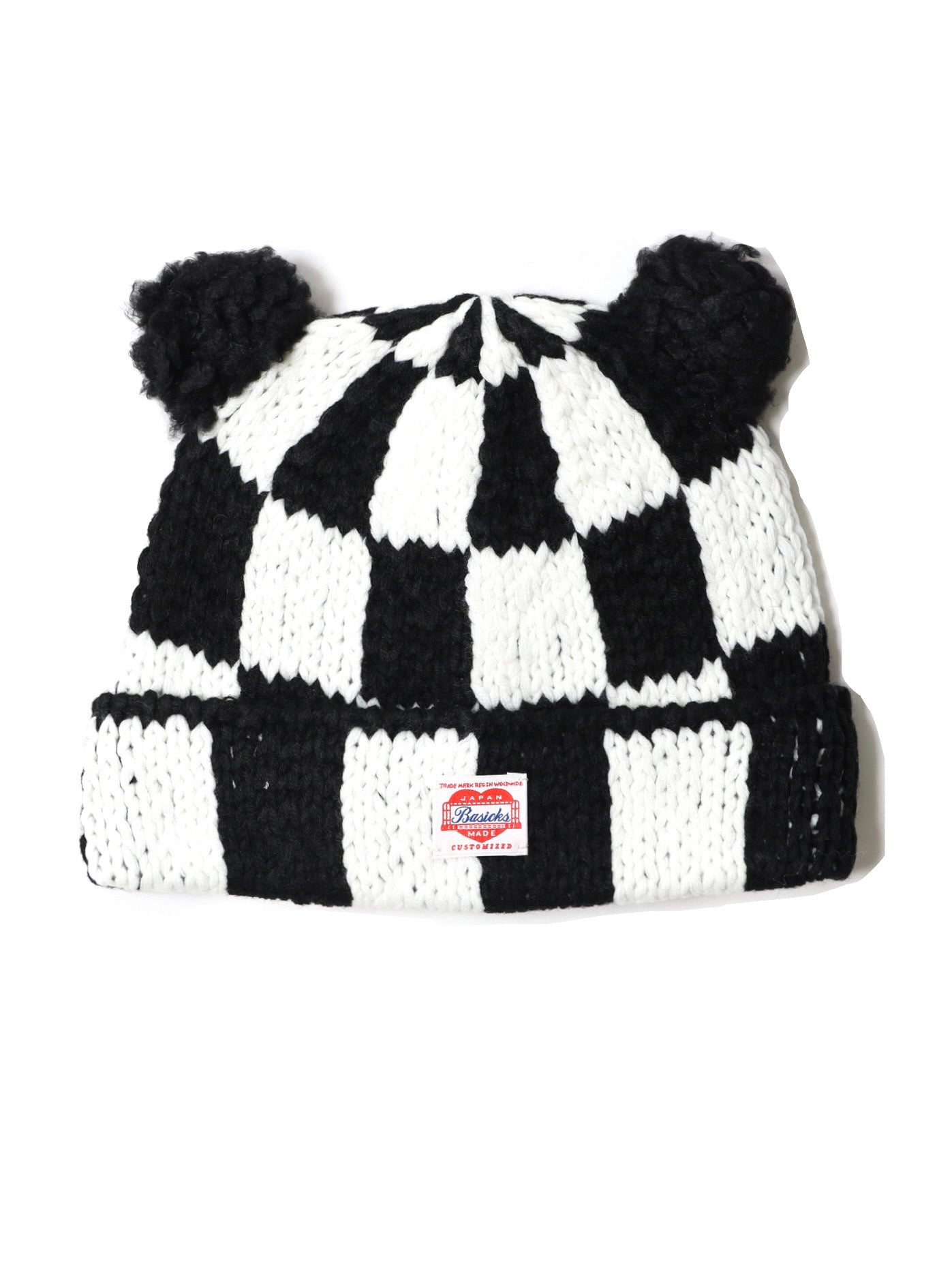 Checkered Flag Bear Beanie
