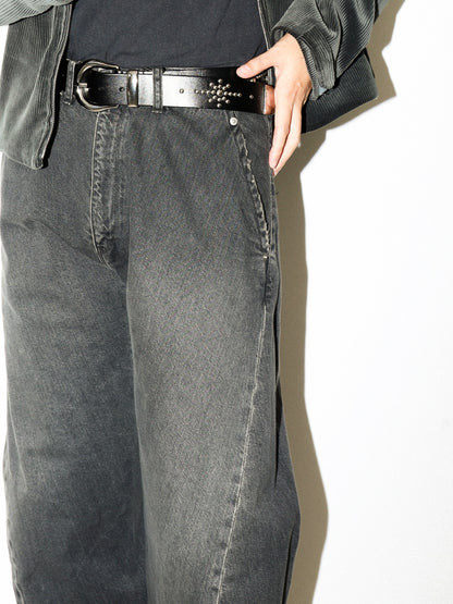 3D CUTTING DENIM PANTS