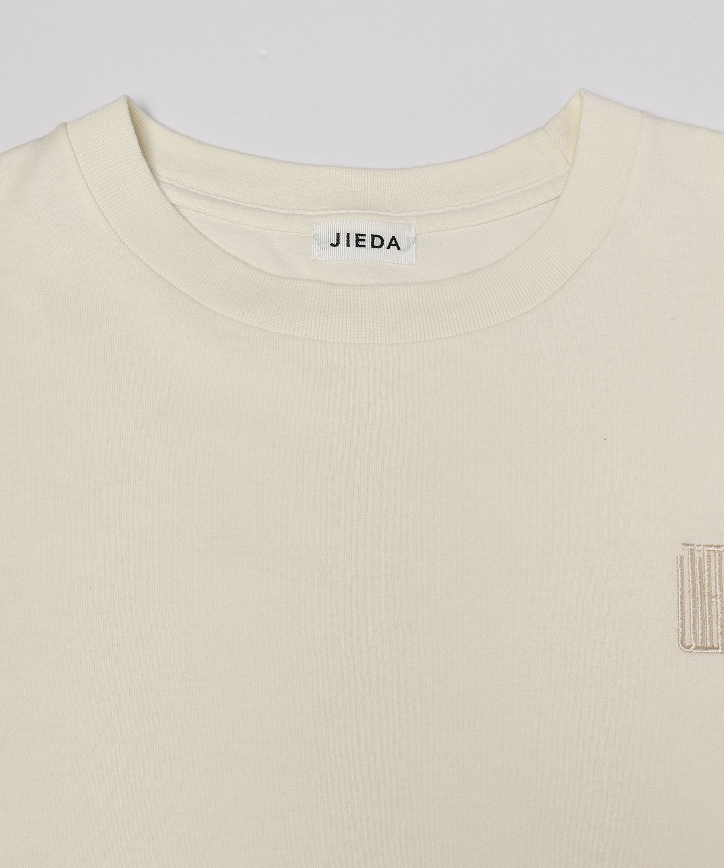 JIEDA　JIEDA EMBROIDERY FADE TEE