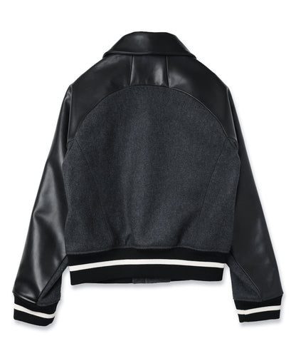 JIEDA　DRAPING VARSITY JACKET