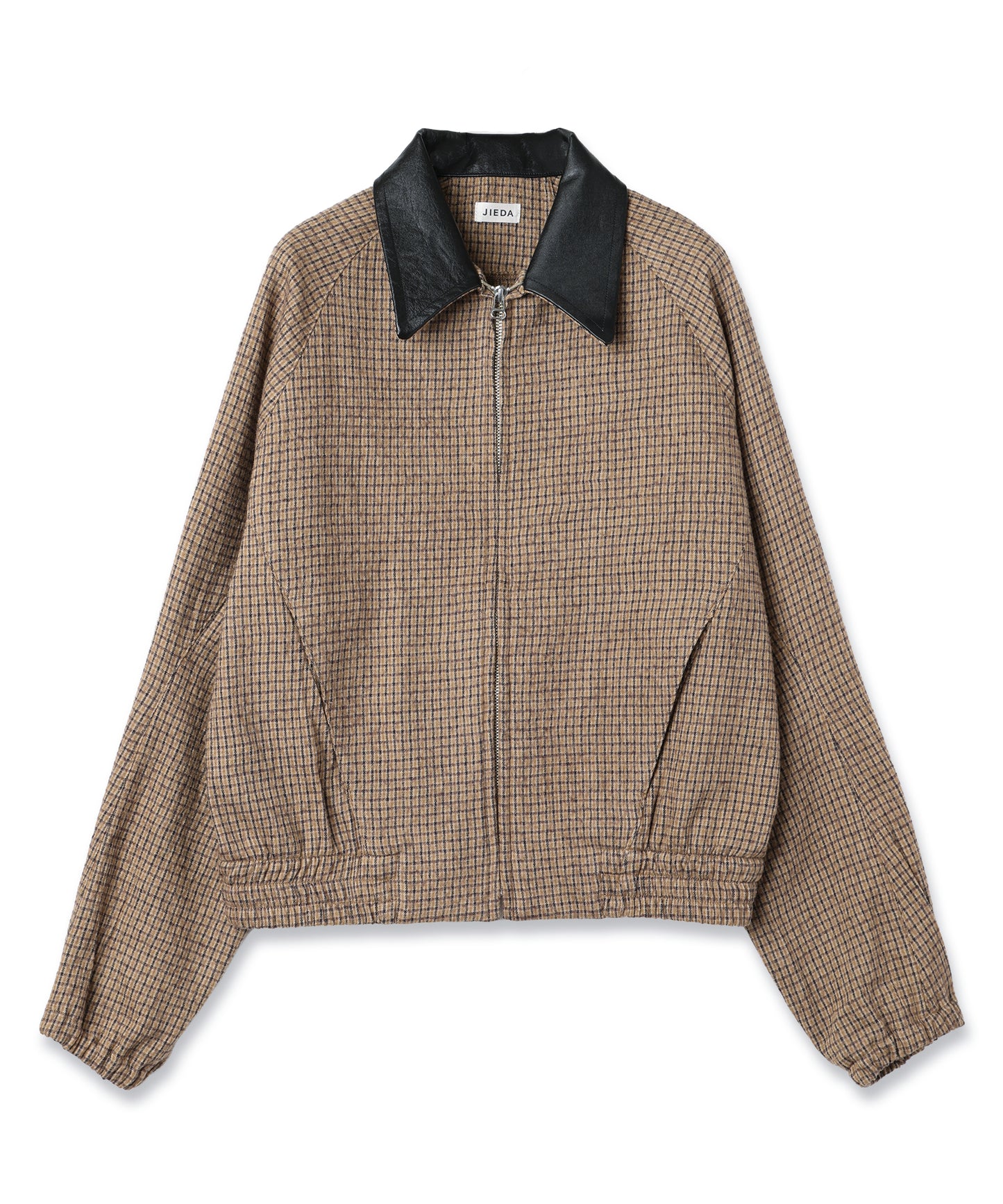 JIEDA　LEATHER COLLAR SHORT JACKET