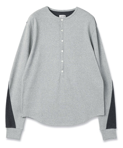 JIEDA　SWITCHING HENRY NECK L/S