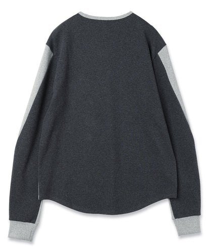 JIEDA　SWITCHING HENRY NECK L/S