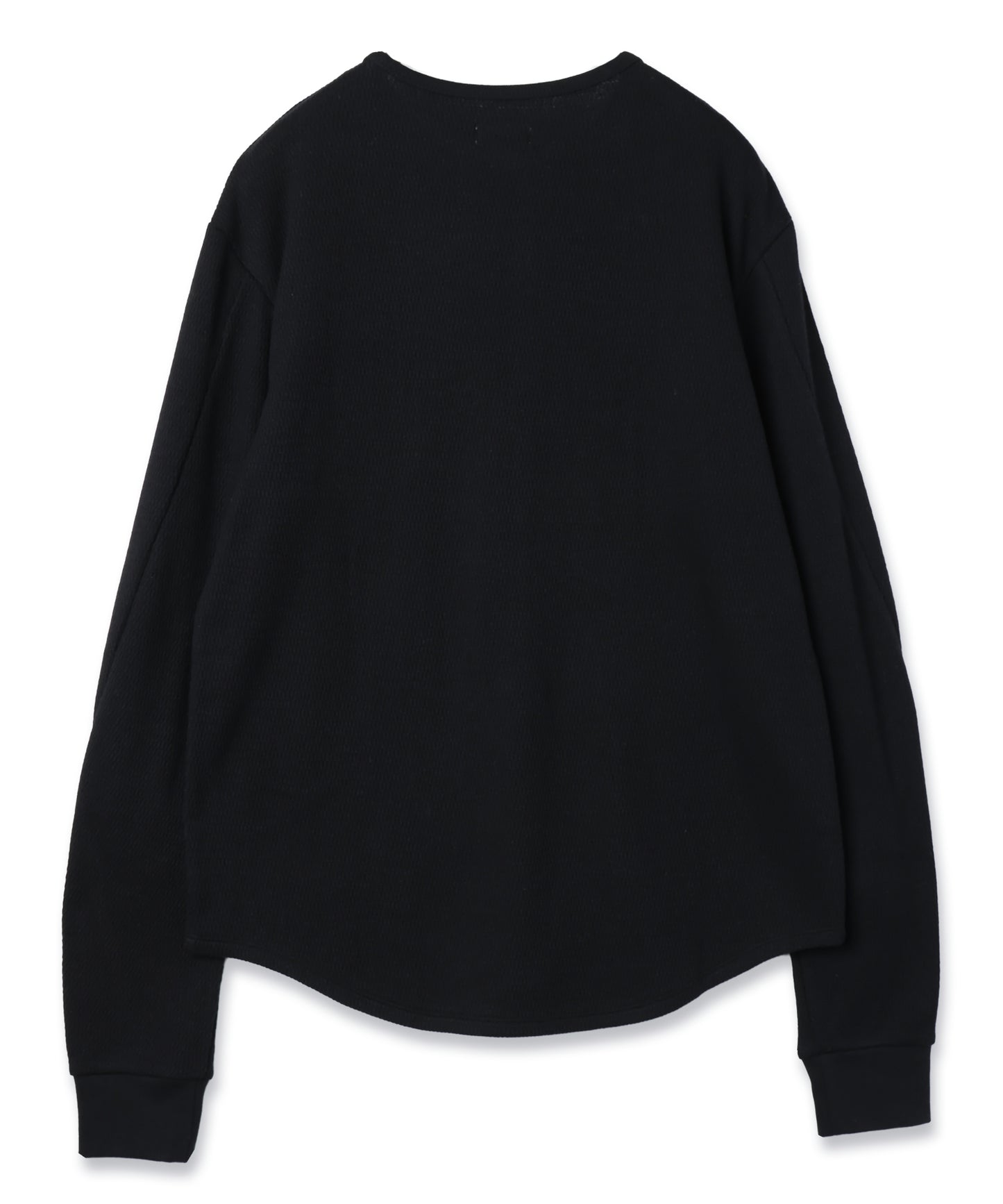 JIEDA　WAFFLE HENRY NECK L/S