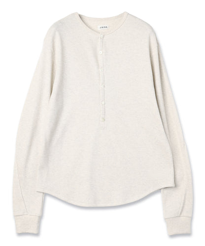 JIEDA　WAFFLE HENRY NECK L/S