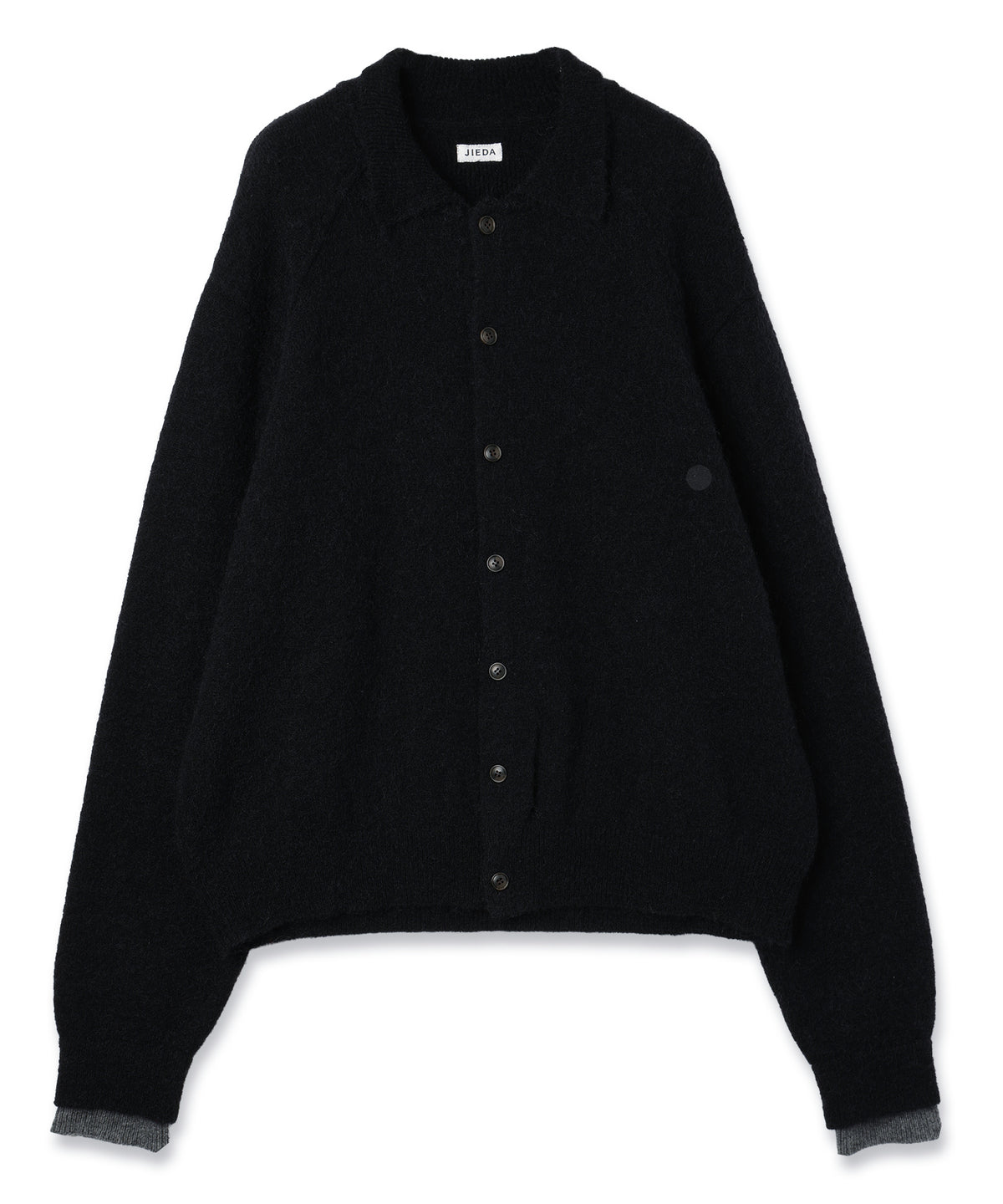 JIEDA　LAYERED MOHAIR KNIT SHIRT