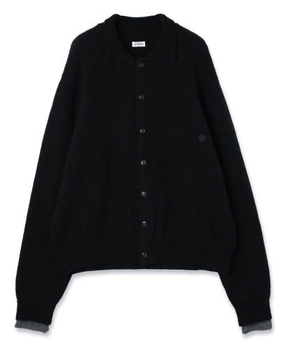 JIEDA　LAYERED MOHAIR KNIT SHIRT