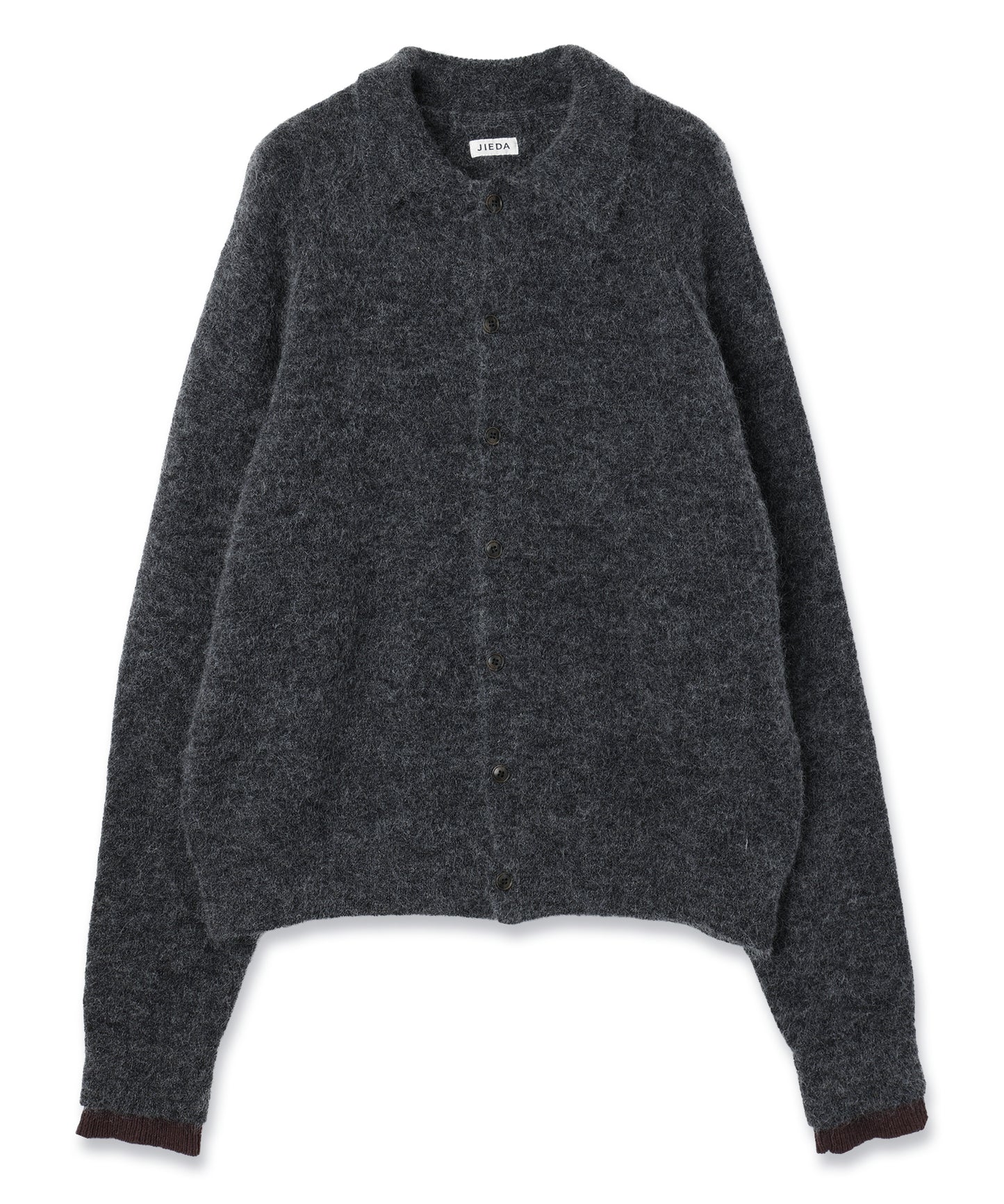 JIEDA　LAYERED MOHAIR KNIT SHIRT