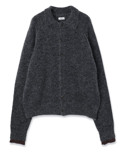 JIEDA　LAYERED MOHAIR KNIT SHIRT