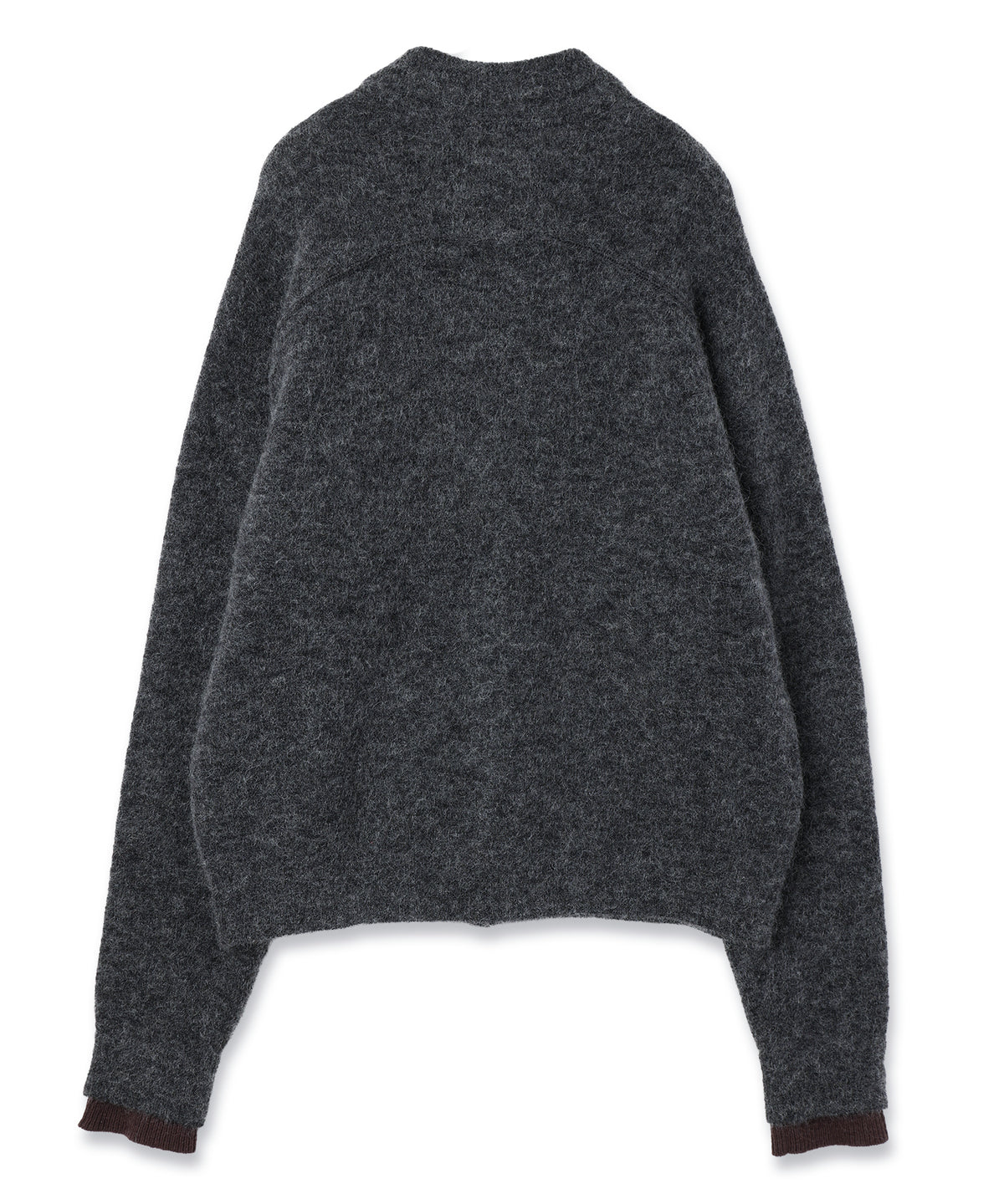 JIEDA　LAYERED MOHAIR KNIT SHIRT