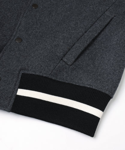 JIEDA　DRAPING VARSITY JACKET