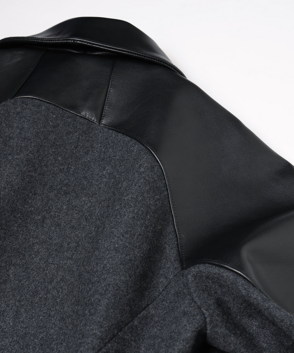 JIEDA　DRAPING VARSITY JACKET