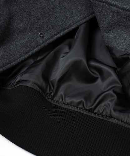 JIEDA　DRAPING VARSITY JACKET