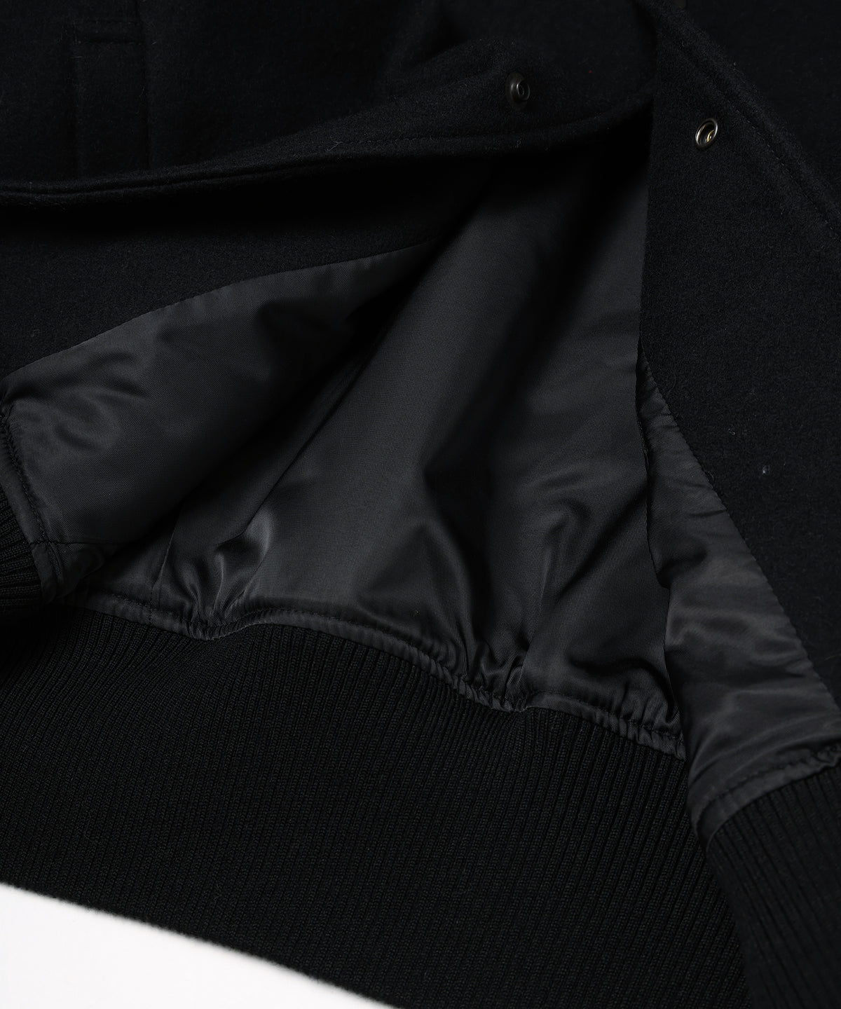 JIEDA　DRAPING VARSITY JACKET