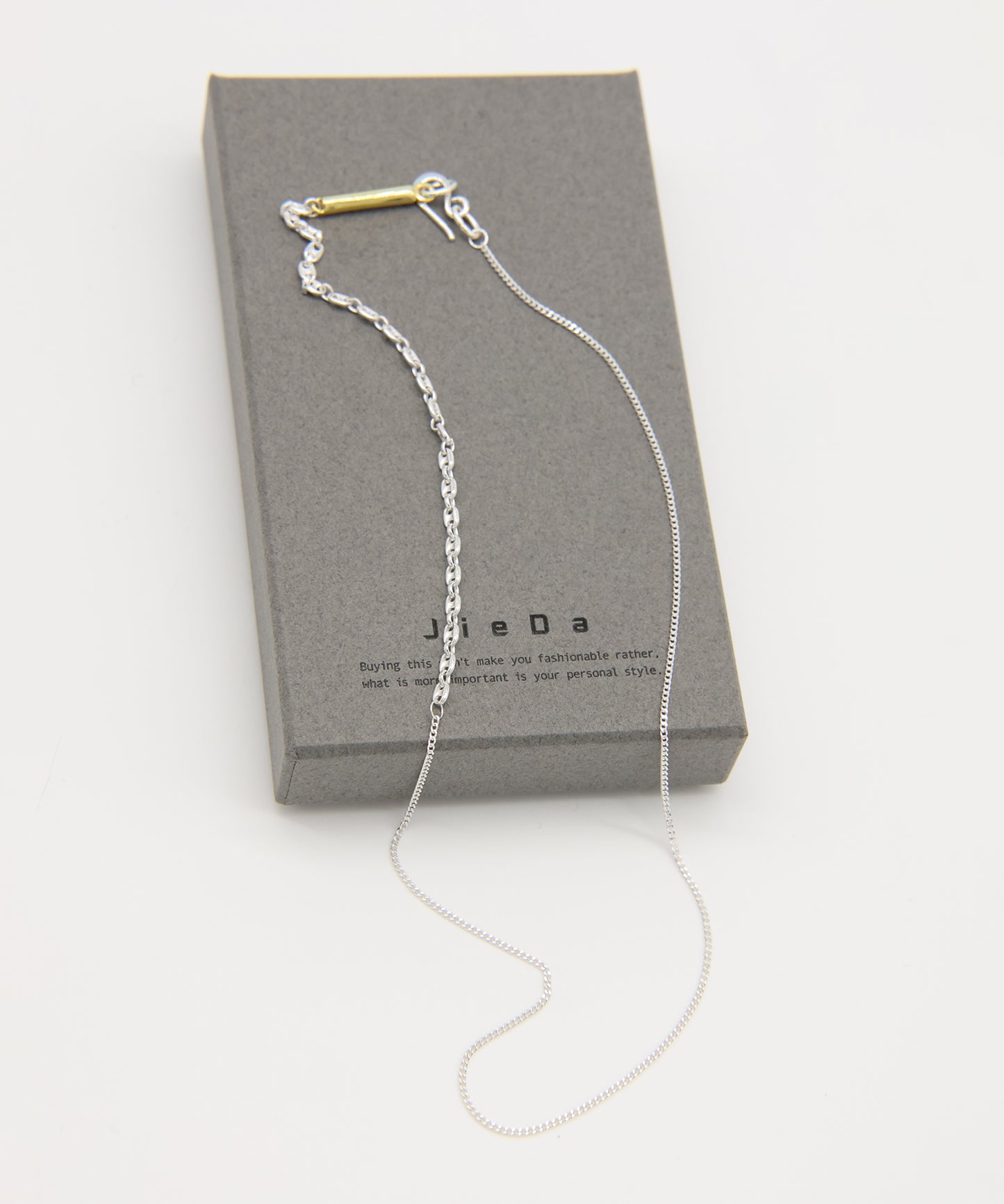 JIEDA　925 SILVER SWITCHING NECKLACE