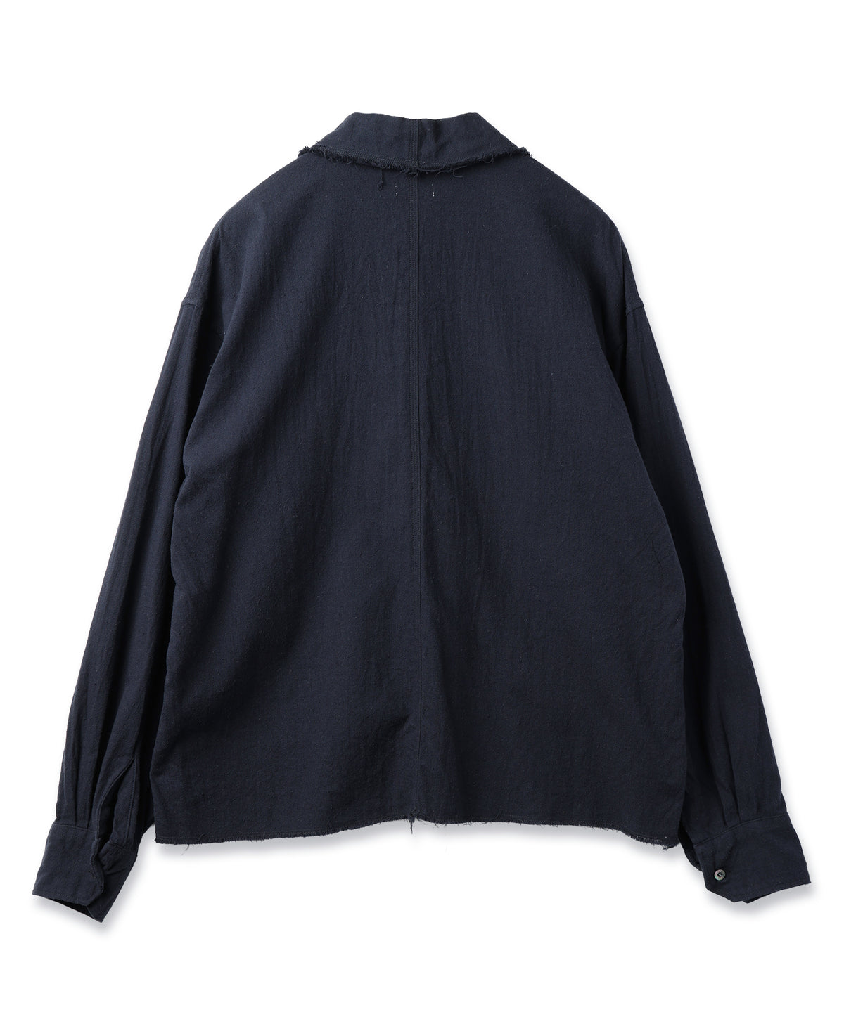 JIEDA　COTTON SILK CUT-OFF SHORT SHIRT