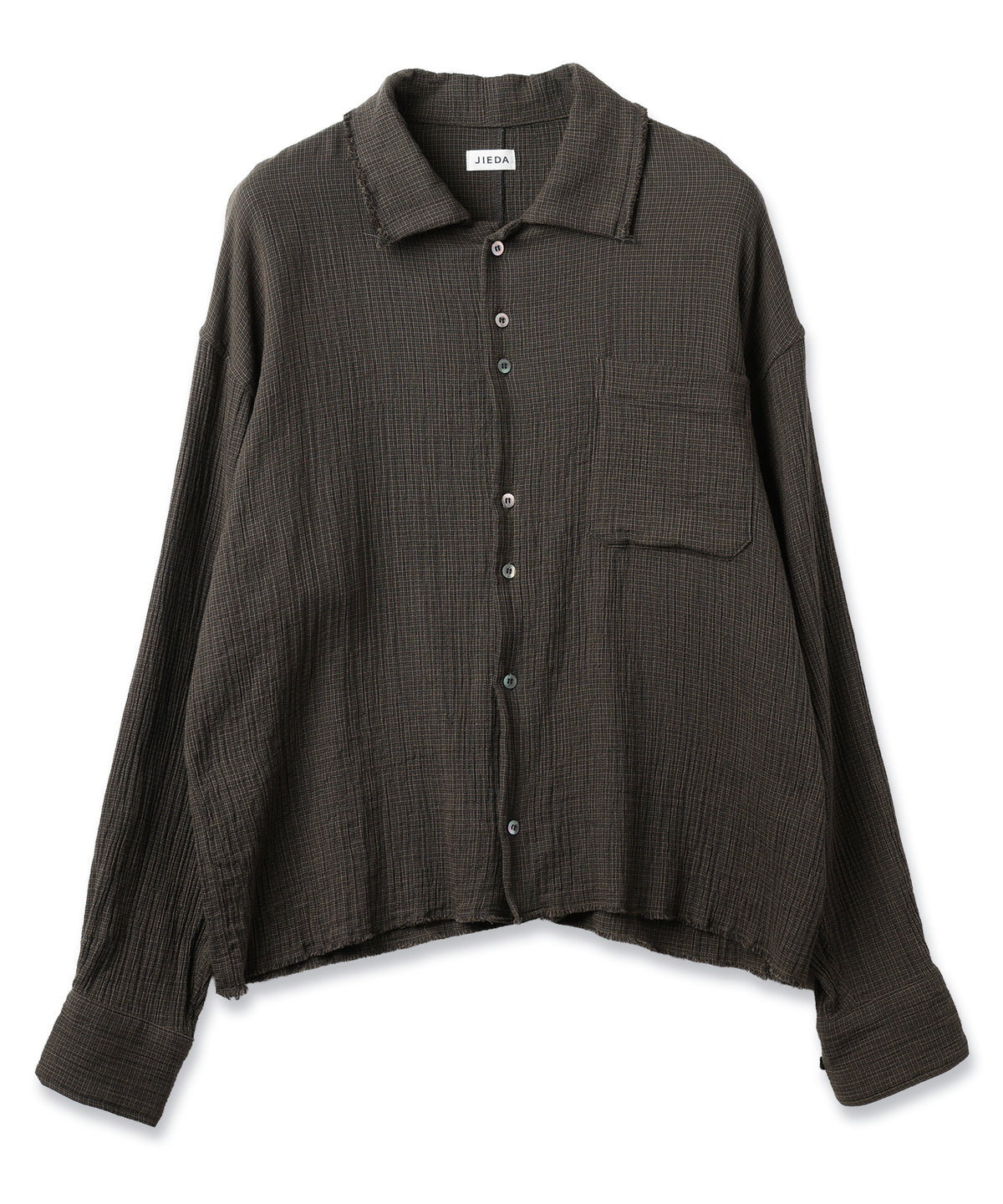 JIEDA　CUT-OFF SHORT SHIRT