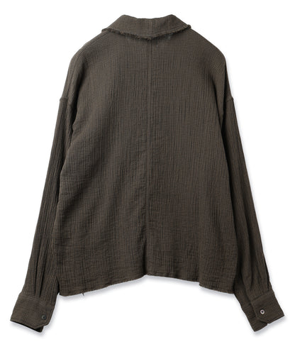 JIEDA　CUT-OFF SHORT SHIRT