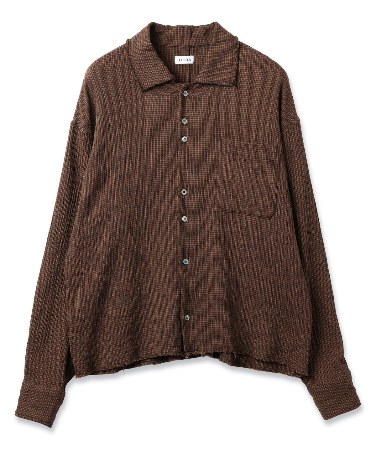 JIEDA　CUT-OFF SHORT SHIRT