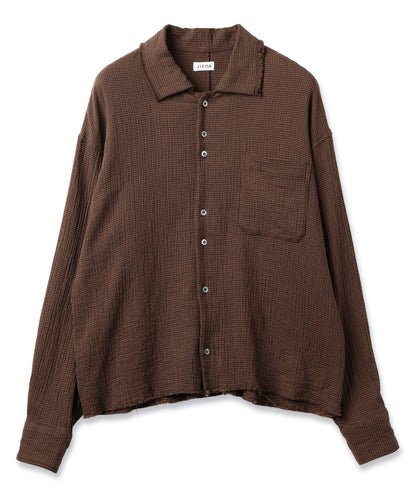 JIEDA　CUT-OFF SHORT SHIRT
