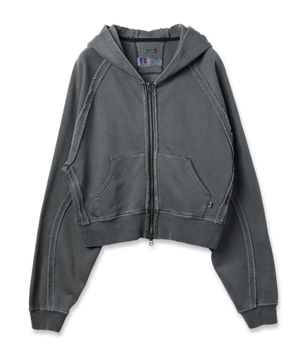 JIEDA × RUSSELL ATHLETIC ZIP HOODIE