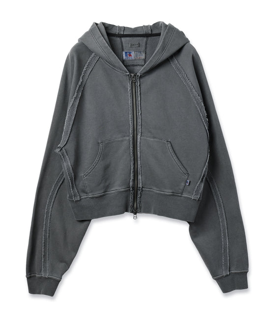 JIEDA × RUSSELL ATHLETIC ZIP HOODIE