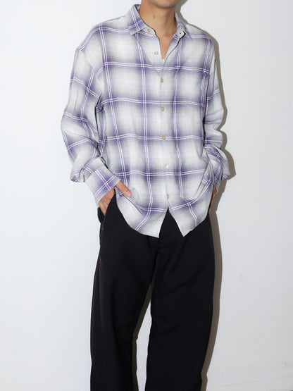 OMBRE CHECK SHIRT
