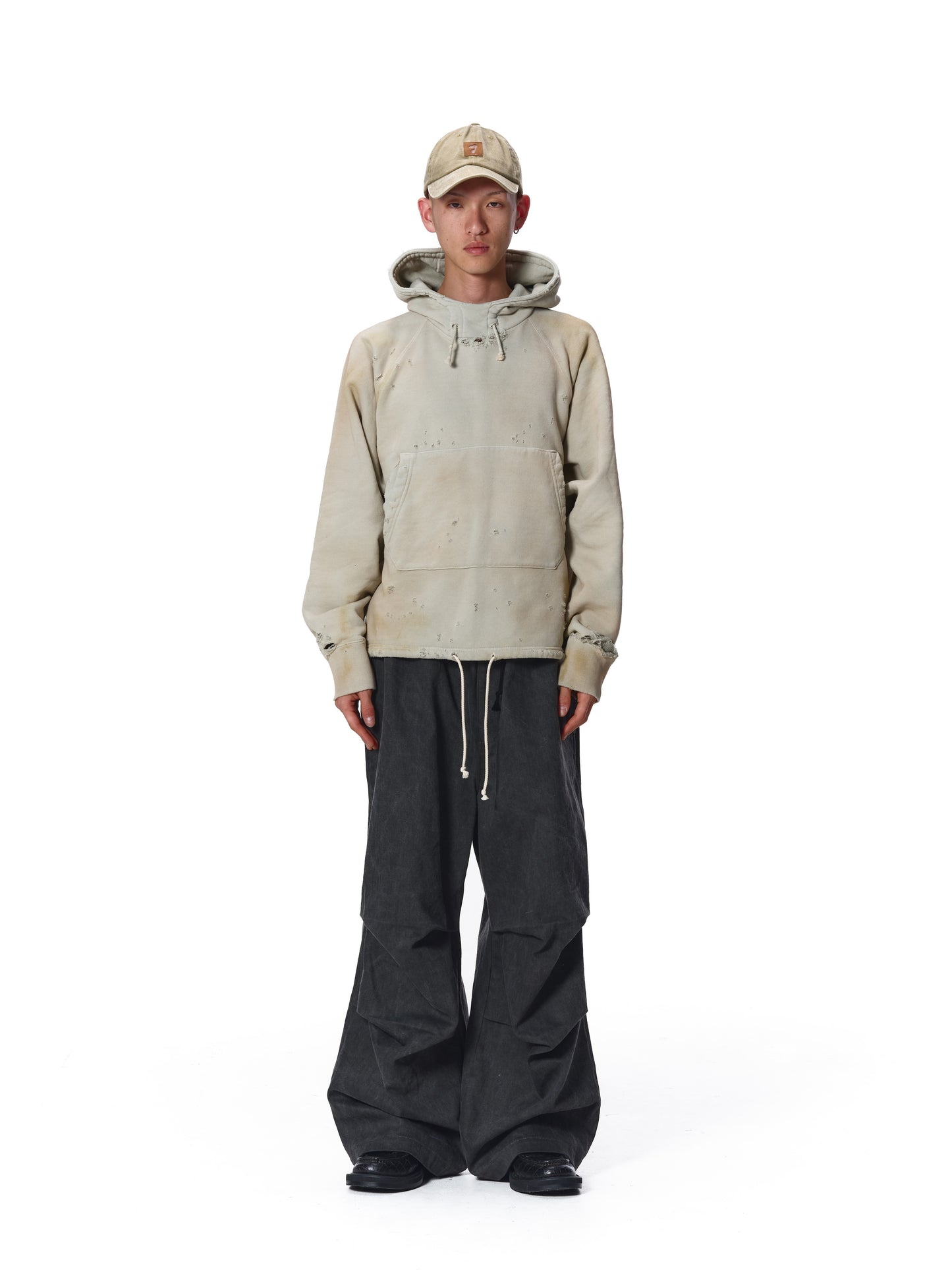 DAMAGE PULLOVER HOODIE