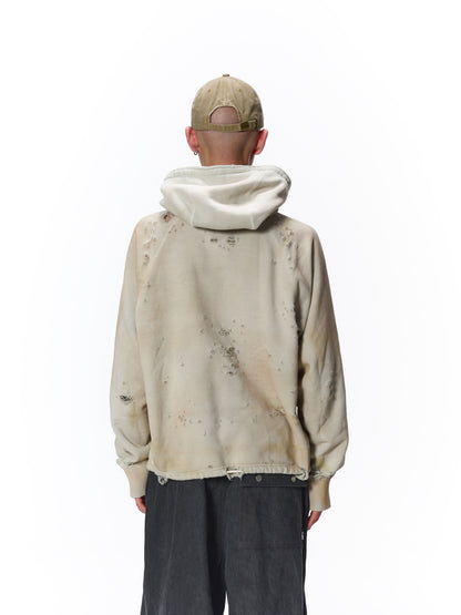 DAMAGE PULLOVER HOODIE
