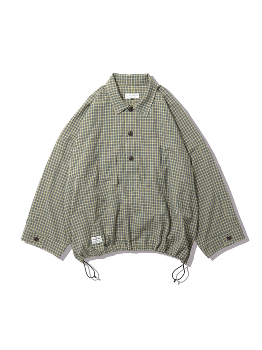 elephant TRIBAL fabrics　M35 HOCKEY CHECK SHIRT