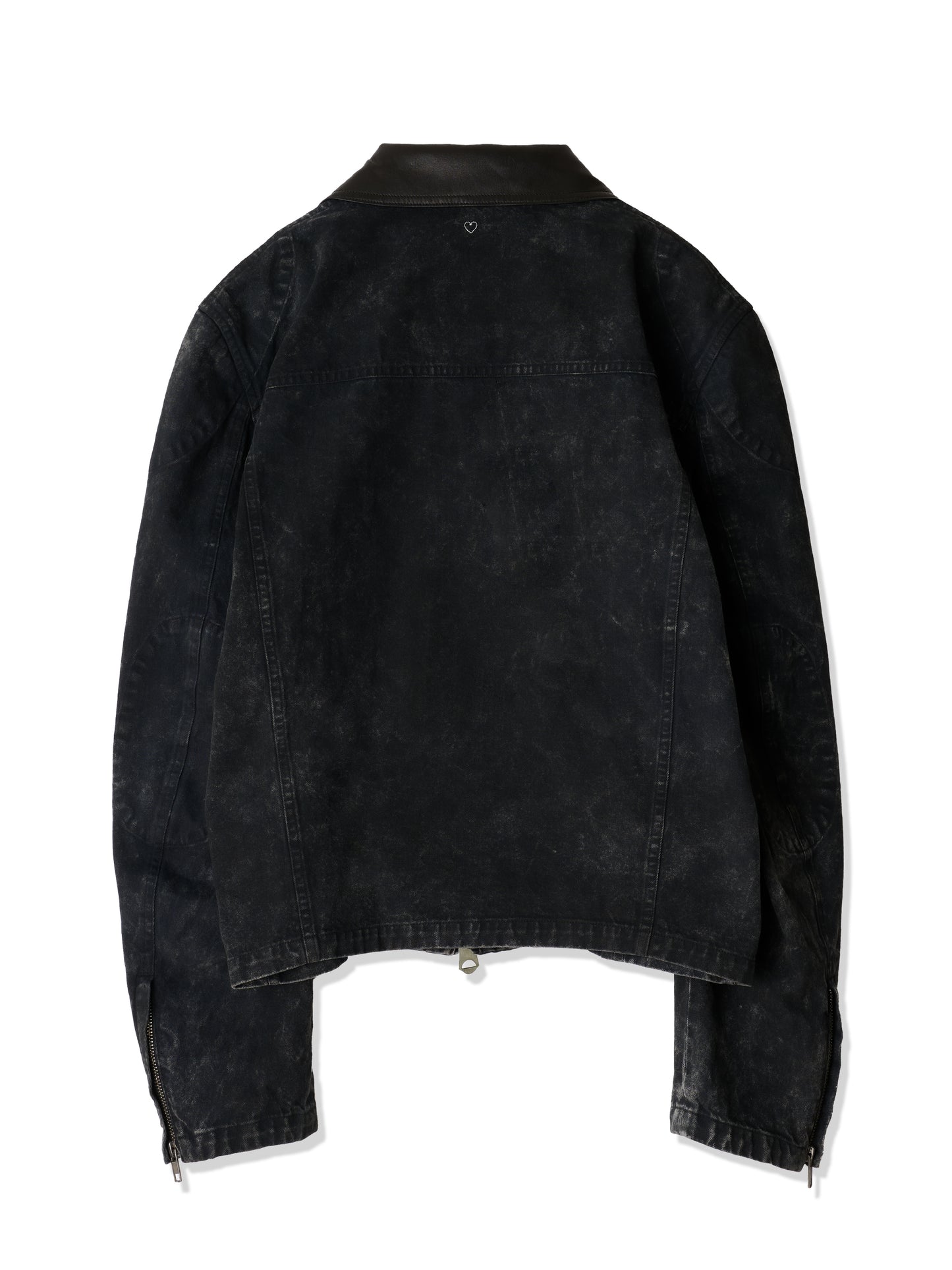 BASICKS　Dirty Motorcycle Denim Jacket